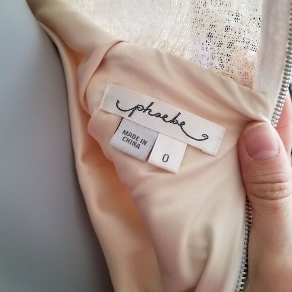 PHOEBE Couture Shimmer Fit Flare Dress - Picture 6 of 8